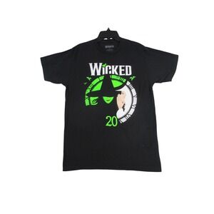 Wicked The Musical 20th Anniversary T-Shirt Black Graphic Broadway Tee Medium